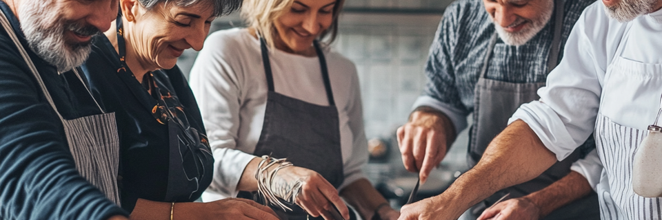 Avez-vous déjà testé un cours de cuisine ? 