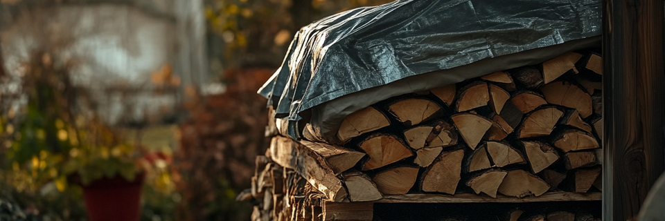 Comment choisir une bâche pour couvrir son bois de chauffage ? 