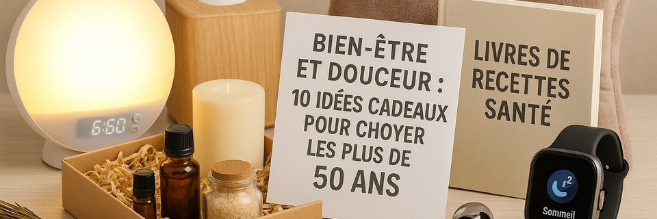 Bien-être et douceur : 10 idées cadeaux pour choyer les plus de 50 ans