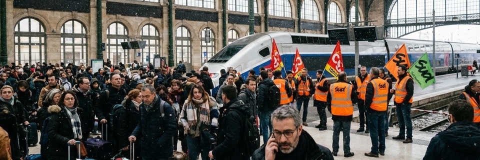 Grève SNCF de février : la date exacte du « mardi noir » redoutée pour les départs en vacances
