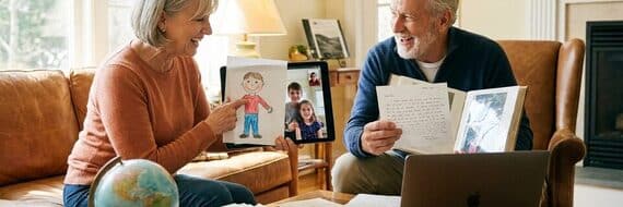 Grands-parents à distance : les secrets pour garder le lien
