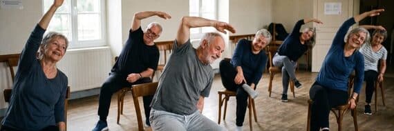 Yoga sur chaise : 6 postures pour s'assouplir en 10 minutes