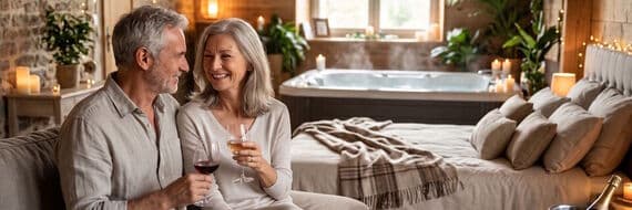 Escapade romantique après 50 ans : pourquoi la love room séduit aussi les couples seniors Escapade romantique après 50 ans : pourquoi la love room séduit aussi les couples seniors
