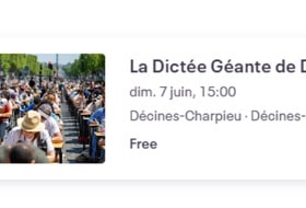 INFO insc oblig La Dictée Géante de Décines-Charpieu