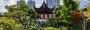 Promenade dans les jardins du quartier asiatique