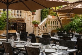 Dîner en terrasse