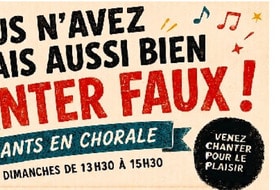 brunch chorale Chantons  Aznavour et Joe Dassin