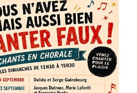 brunch chorale Chantons France Gall et Michel Berger