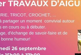 Atelier couture, tricot, broderie,..